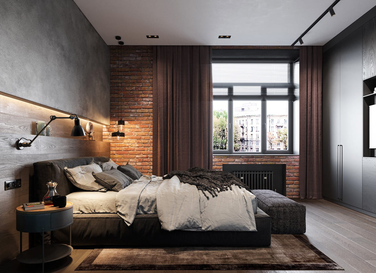 Industrial style Bedroom-4