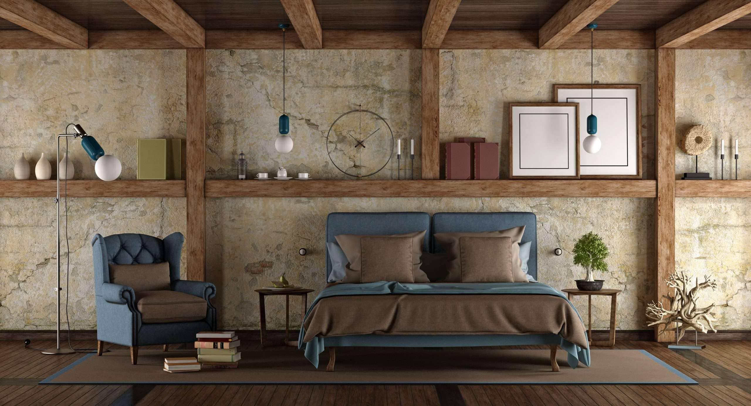 Rustic style Bedroom-3